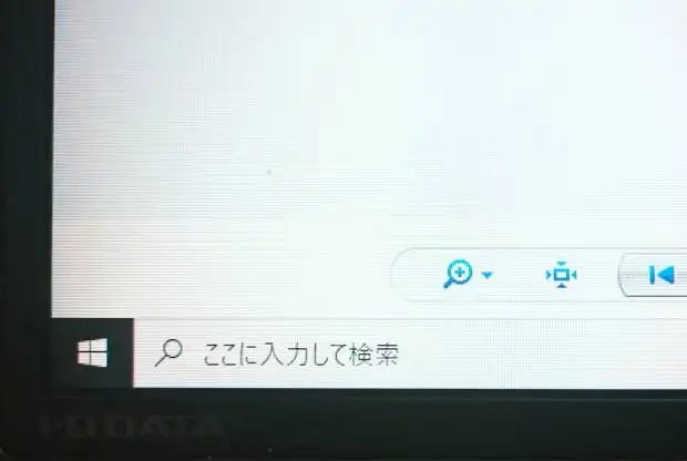 液晶ディスプレイの装置の画面