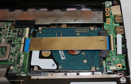 HDDの位置 HDDの位置