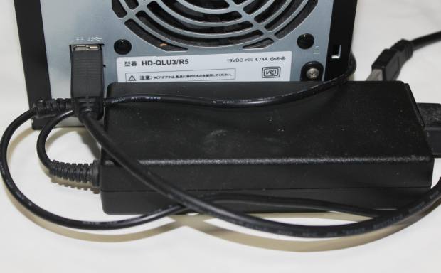 RAIDの電源コード