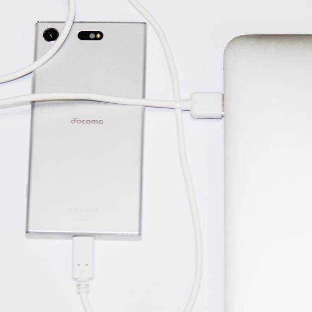 スマートフォンの同期接続
