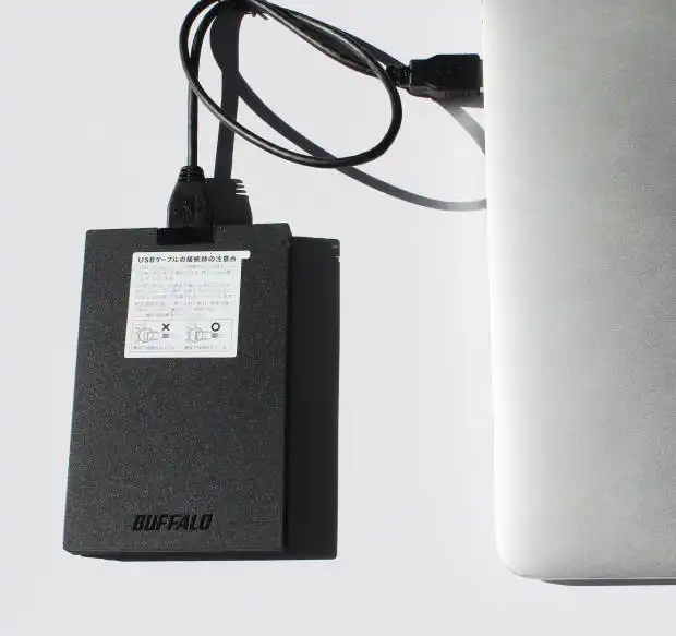 ポータブルSSDの接続