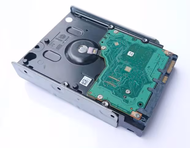 デスクトップパソコンのハードディスク