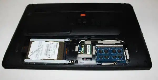 ノートパソコンのHDD