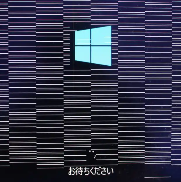 画面の乱れ