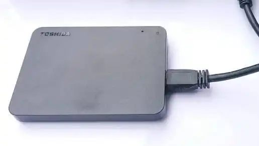 ポータブルHDDのUSB接続