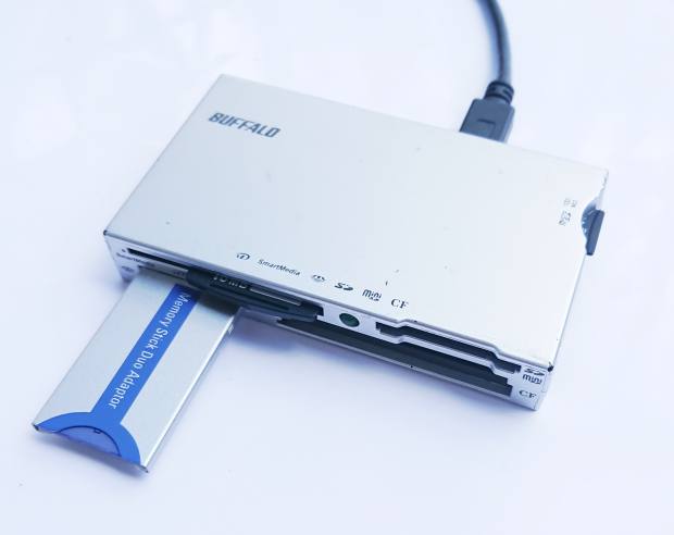 カードリーダーでの接続