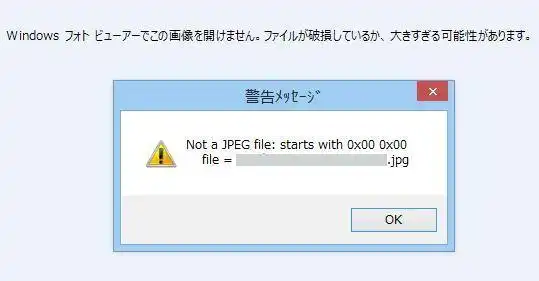 破損ファイル