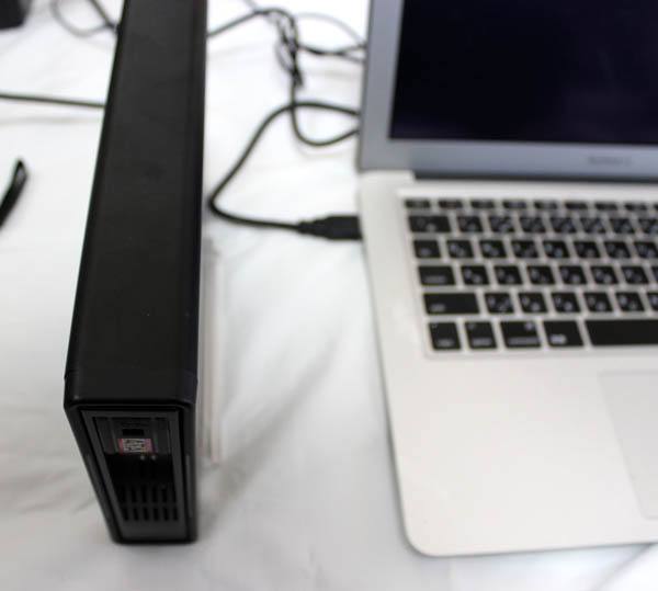 USB接続したHDD