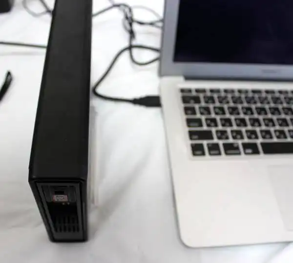 USB接続したHDD
