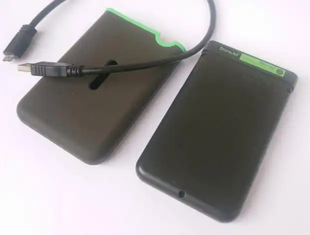Transcendのポータブルハードディスク