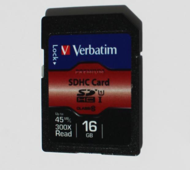 VerbatimのSDメモリーカード