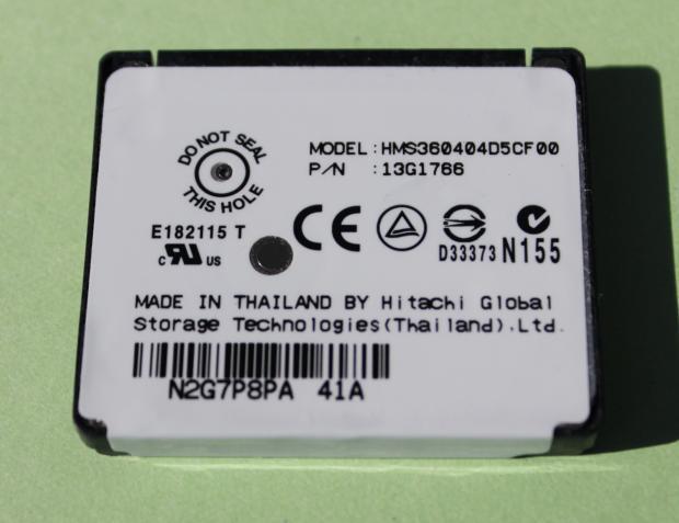 日立製のMicroDrive