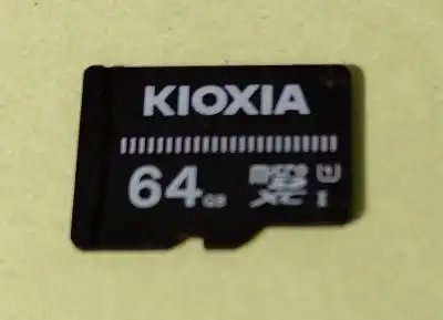 キオクシア製のmicroSDメモリーカード