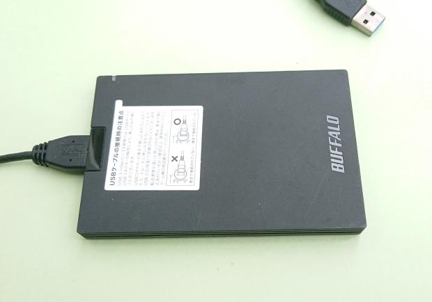 USB接続のポータブルSSD