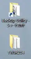 デスクトップ内のフォルダー