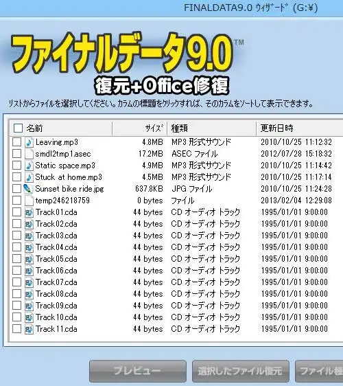 ファイナルデータ