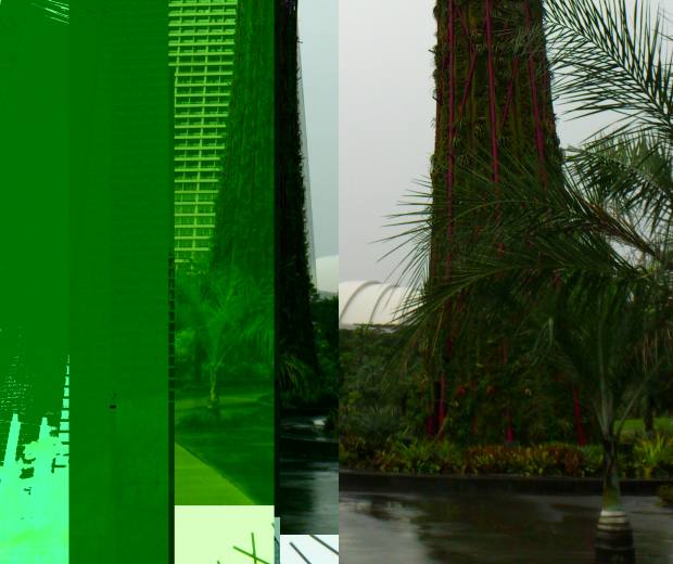 データの破損した状態 データの破損した状態