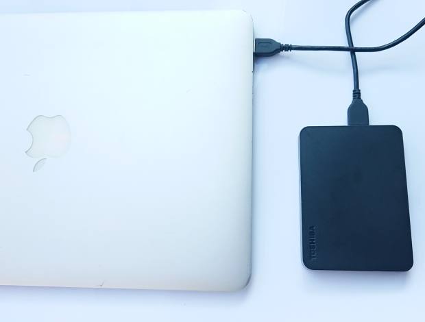 MacパソコンへのUSB接続