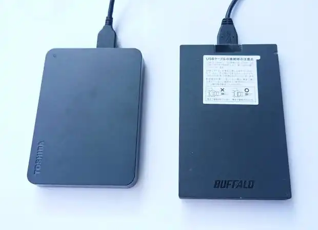 ポータブルHDDとポータブルSSD