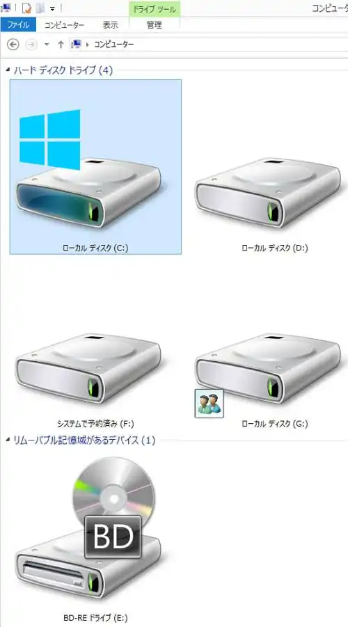 ローカルディスク