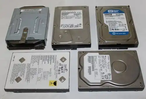 古いハードディスク