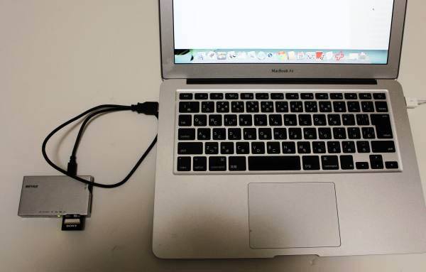 MacのUSB記憶装置