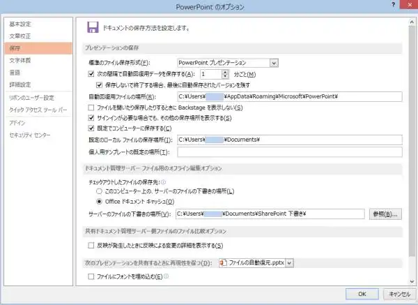 オプション設定