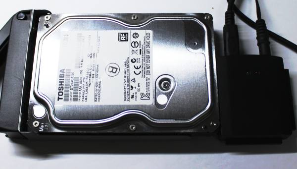 HDDのUSBからの接続