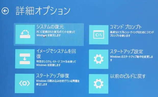 詳細オプション