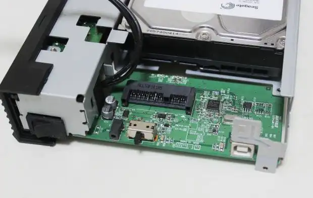 HDDの接続部 HDDの接続部