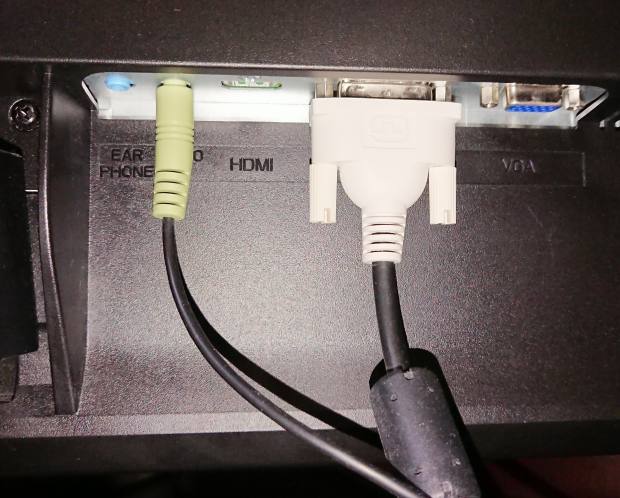 ディスプレイのコード